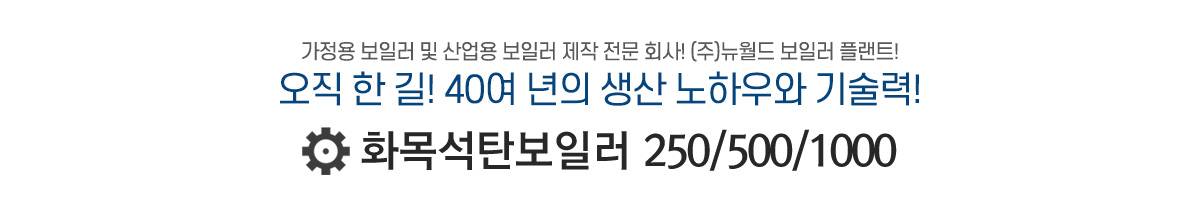 석탄보일러 250/500/1000